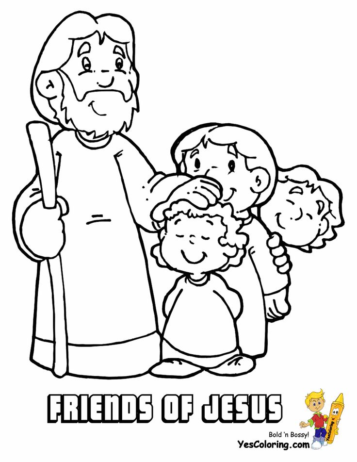 Free Christian Coloring Pages For Preschoolers