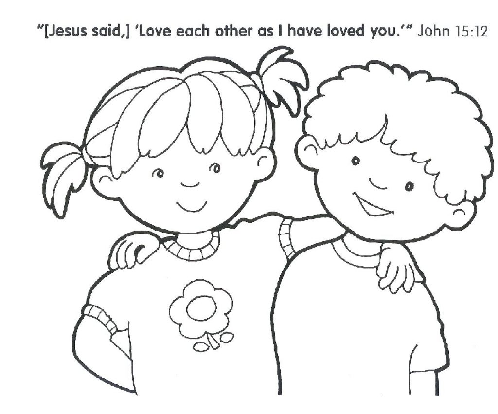1024x851 Coloring Pages ~ Free Christian Coloring Pages Creation Bible Ng