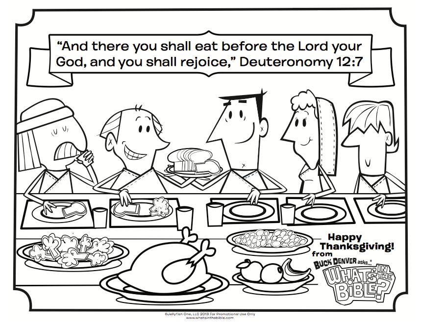 859x663 Thanksgiving Coloring Page