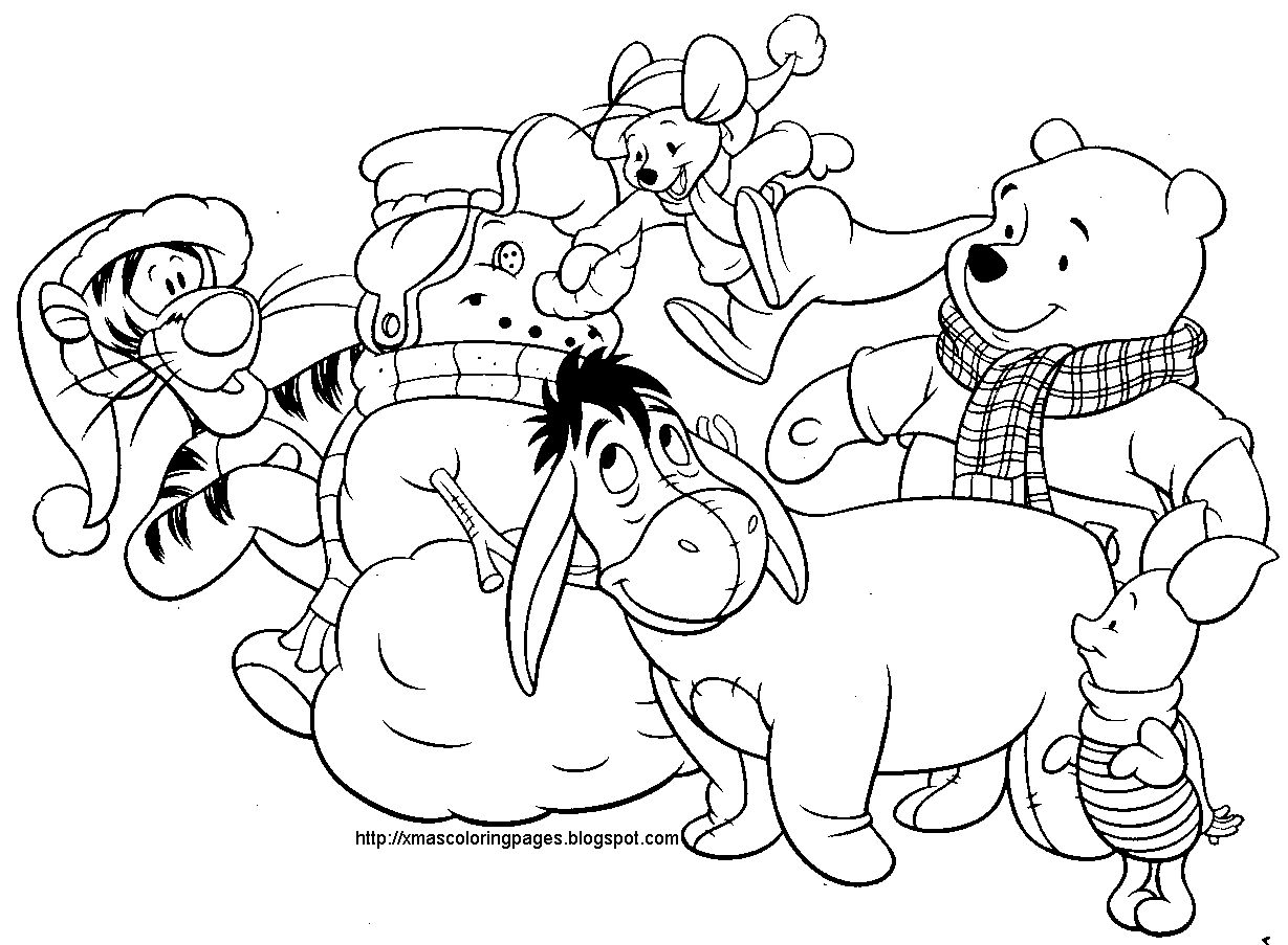 1229x903 Disney Christmas Coloring Pages Coloring Pages