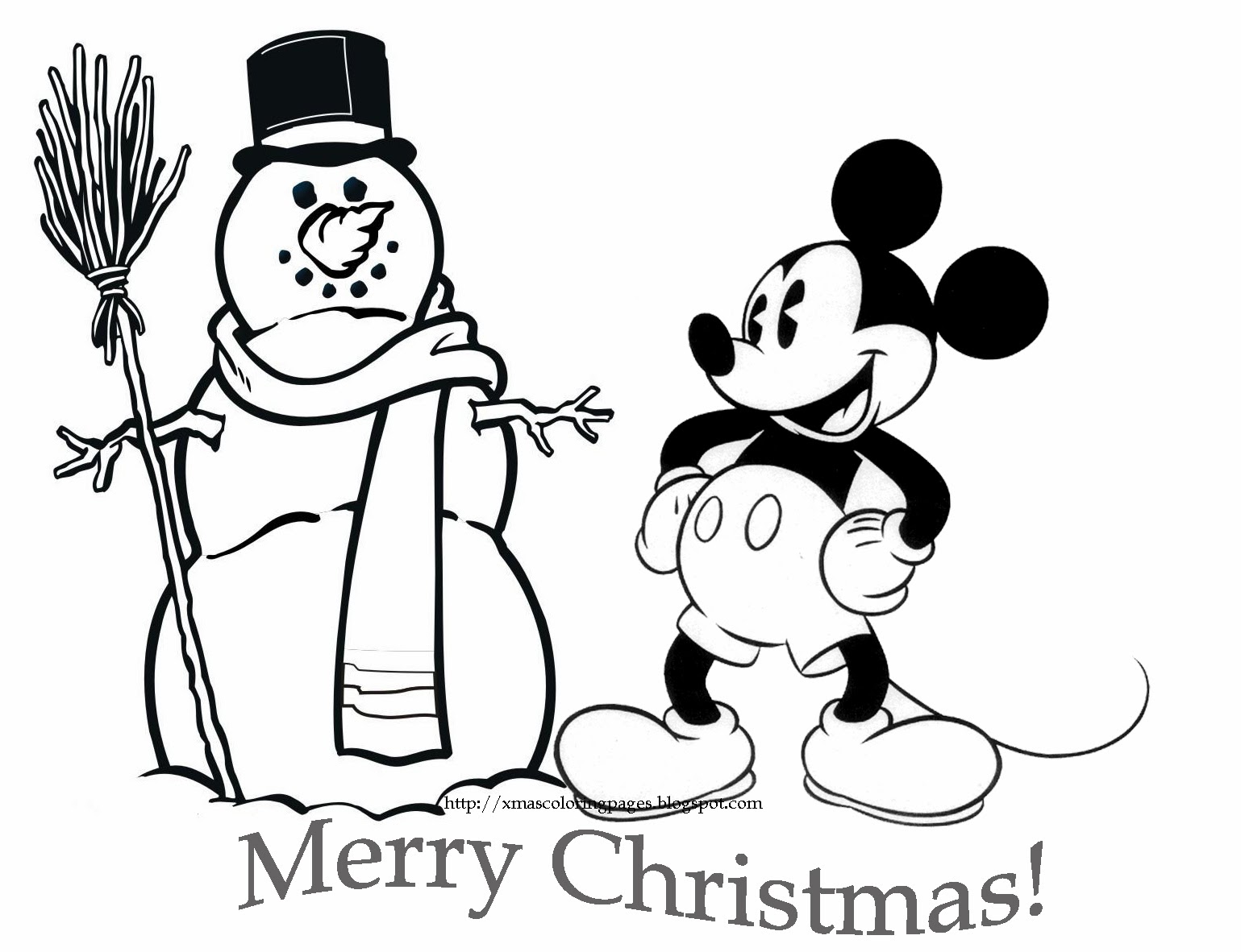 1539x1182 Top 10 Free Printable Disney Christmas Coloring Pages For Kids