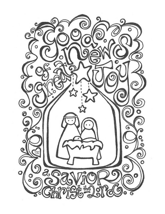 Free Christmas Coloring Pages For Adults