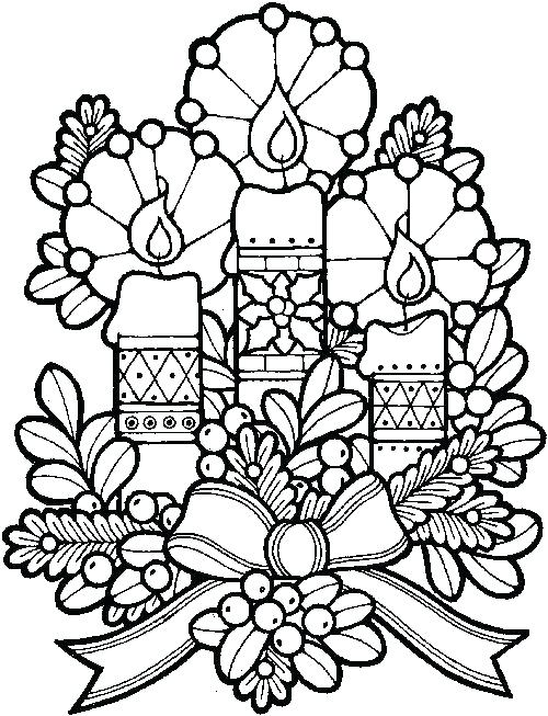 500x653 Christmas Coloring Pages For Adults Pdf