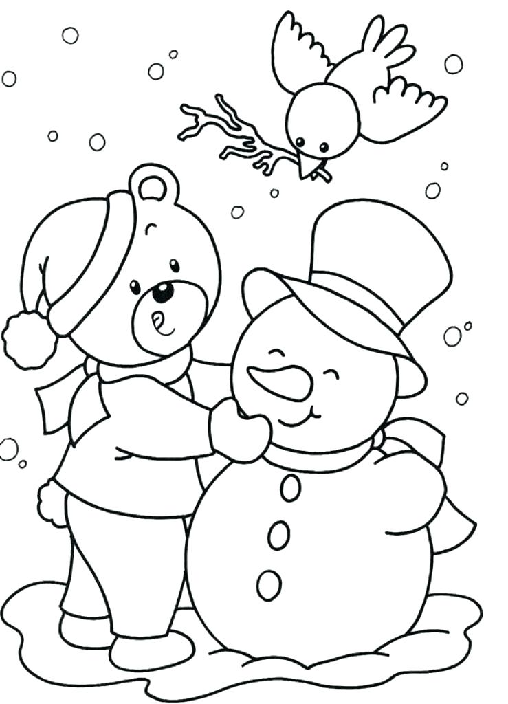 739x1024 Free Christmas Coloring Sheet Free Coloring Pages For Kids Winter