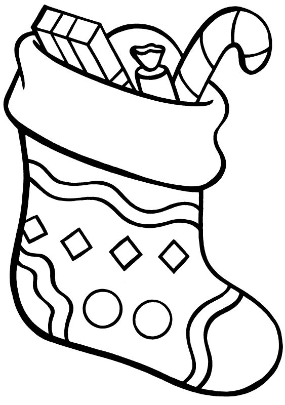563x800 21 Luxury Stocking Coloring Page Logo And Design Ideas