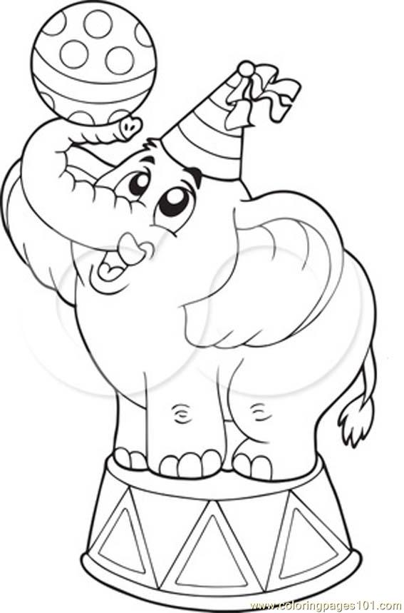 Free Circus Coloring Pages