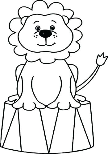 350x500 Circus Coloring Pages Circus Baby Coloring Page By Circus Tent