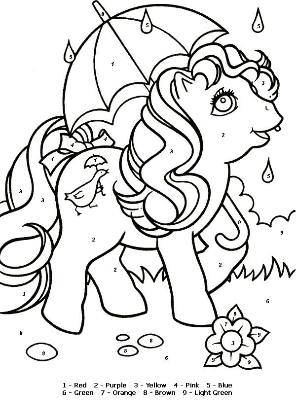 600x850 Color By Numbers Page