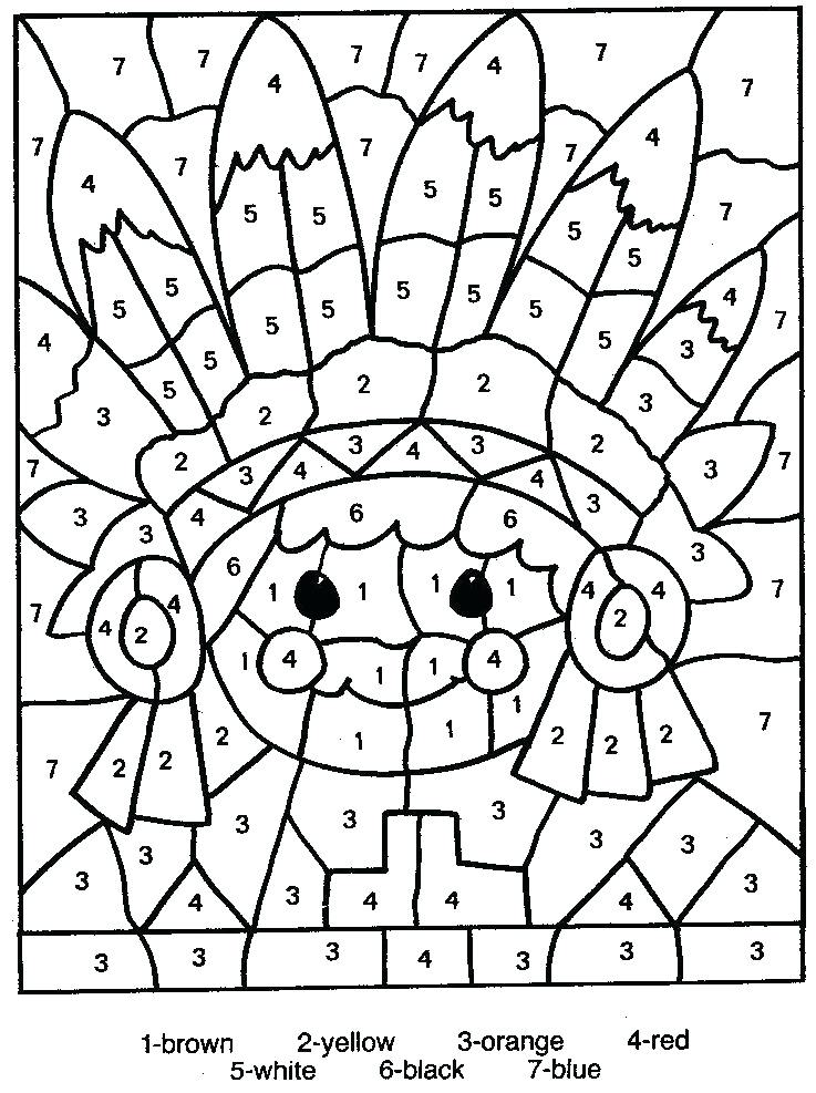 737x987 Color By Number Coloring Books As Well As Free Printable Color By