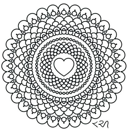 425x438 Coloring Book Flowers