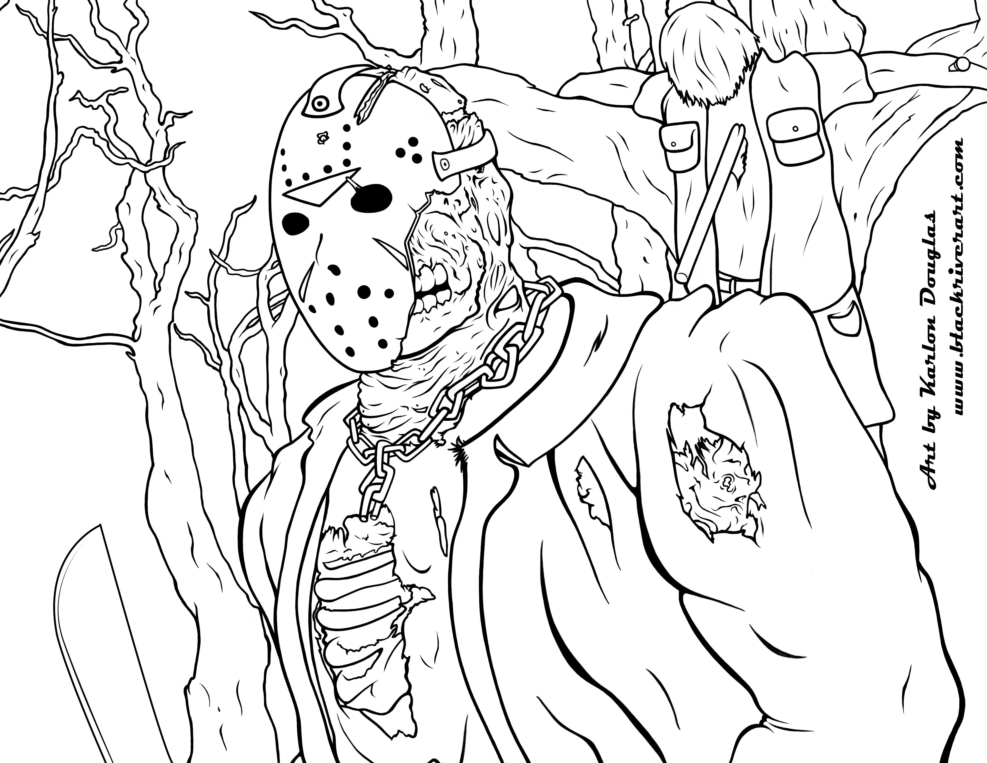 3850x2975 Coloring Book Pages Jason Free For Adults Ribsvigyapan Color Book