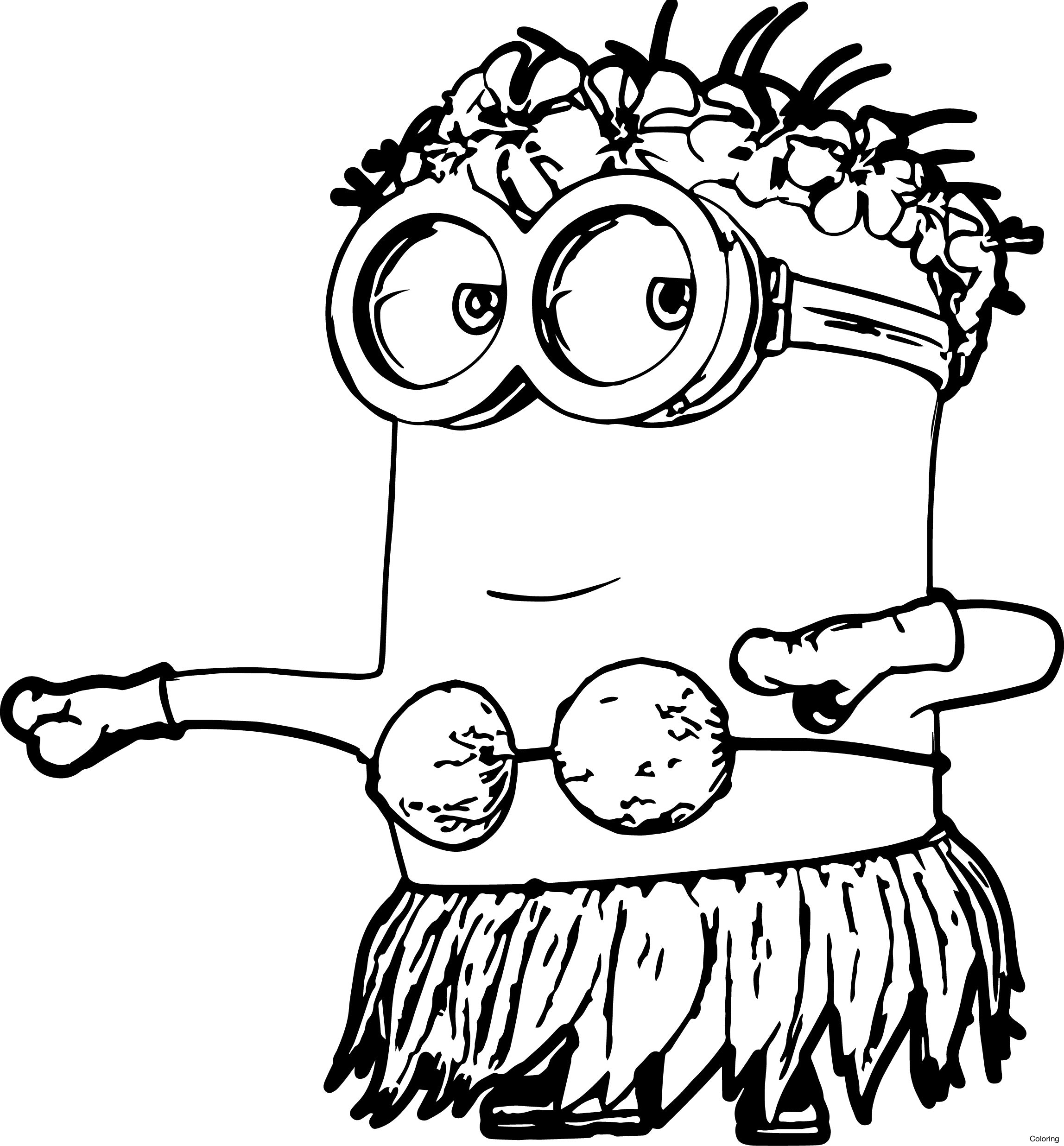 2296x2473 Free Coloring Pages Minions 0