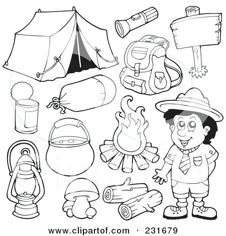 450x470 And Goofy Hiking Coloring Page Family Players 1 Camping Coloring