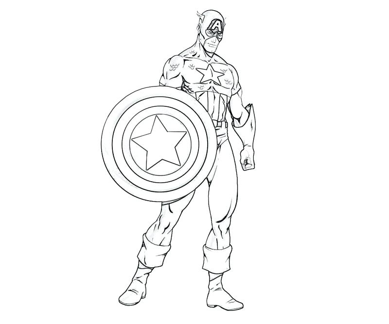 800x667 Coloring Pages Captain America Awesome And Beautiful Free