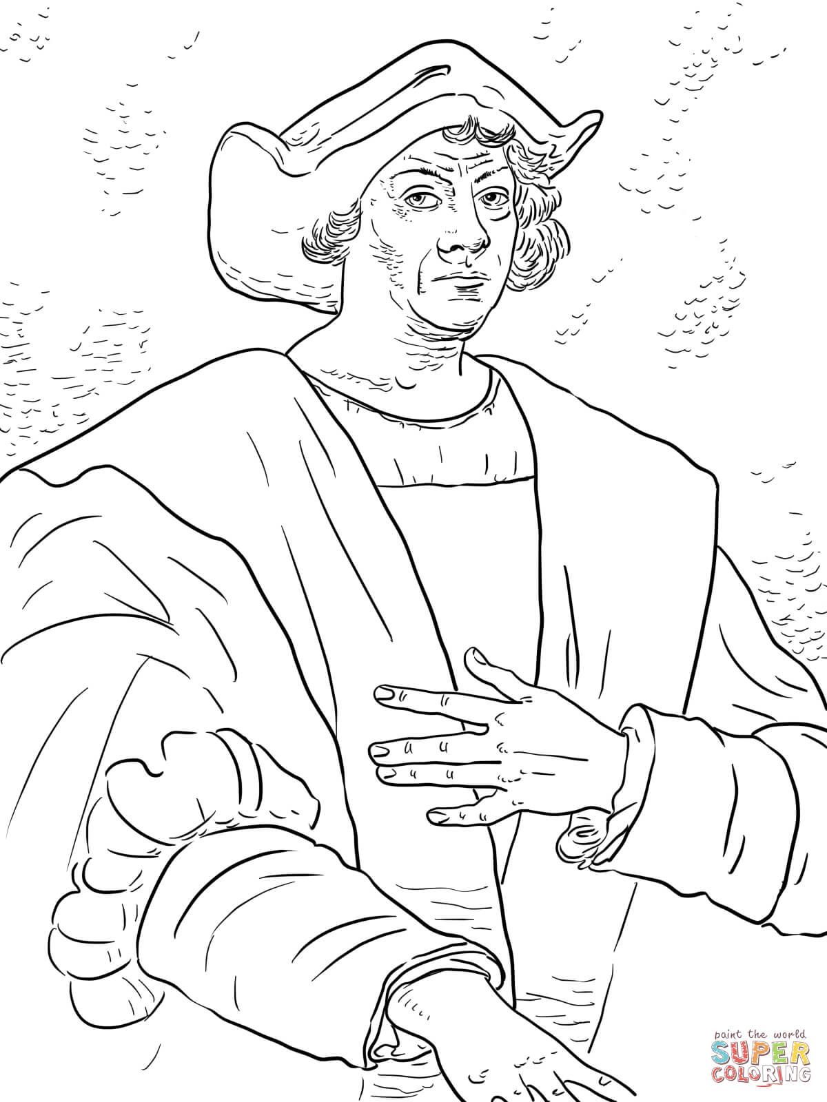 1200x1600 Httpcolorings.cochristopher Columbus Coloring Pages