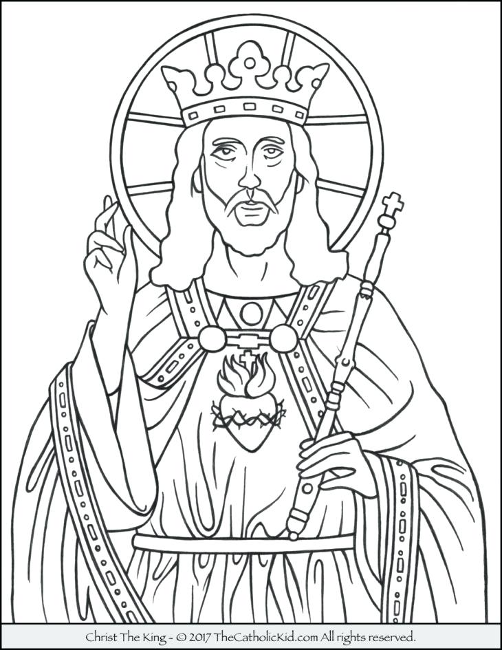 730x945 Saint Coloring Pages Pages For Kids Free Catholic Coloring