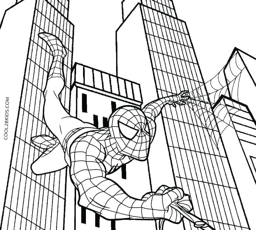 882x794 Spider Man Color Pages Best Free Coloring Pages Of 3 Book Amazing
