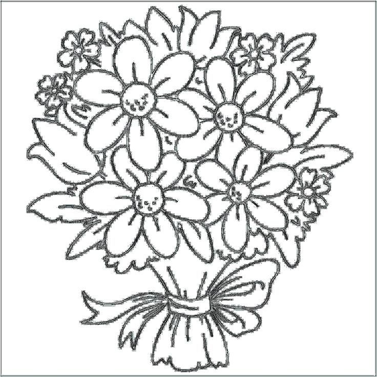 Free Coloring Pages Flowers And Butterflies