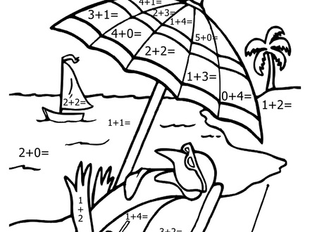 440x330 27 Addition Coloring Pages First Grade, Addition Worksheets