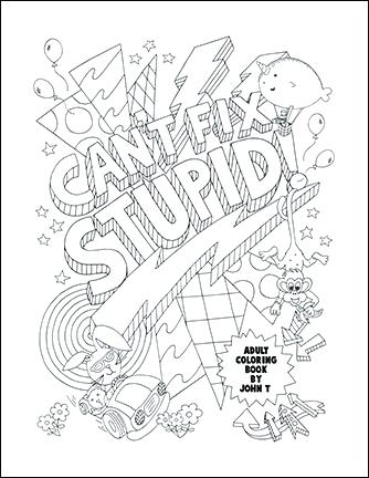 334x432 Free Adult Color Pages Swear Word Adult Coloring Pages Free