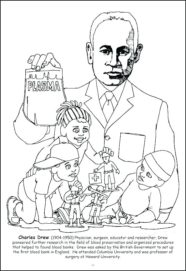 595x864 Black History Printable Coloring Pages