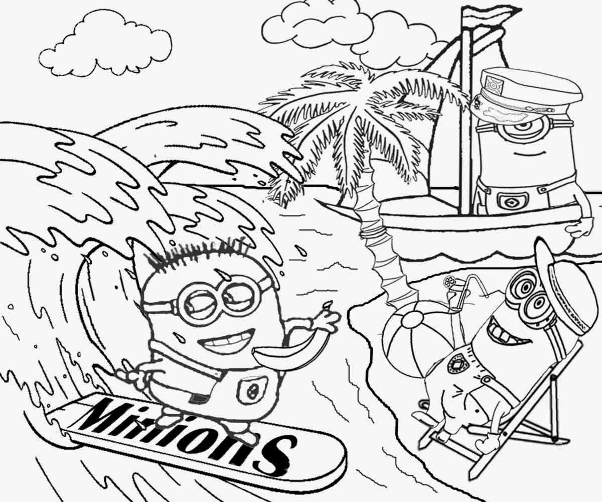 1200x1000 Free Coloring Pages To Print Sports New Summertime Break Sail