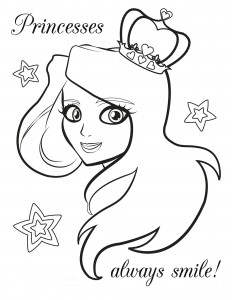 232x300 2014 Free Coloring Pages Of Princess To Print For Girls