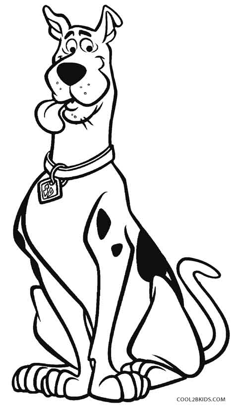 474x820 Printable Scooby Doo Coloring Pages For Kids Cool2bkids