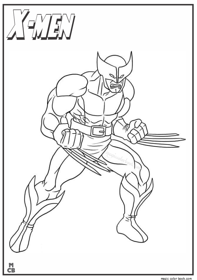 685x975 X Men Free Printable Coloring Pages 03