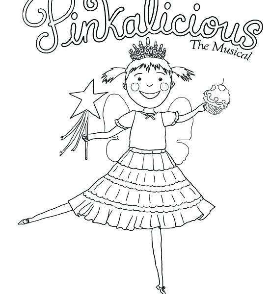 550x600 Pinkalicious Coloring Pages Coloring Pages Preschool To Good Page