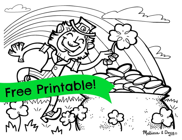 700x540 Free Printable Saint Patrick Coloring Pages
