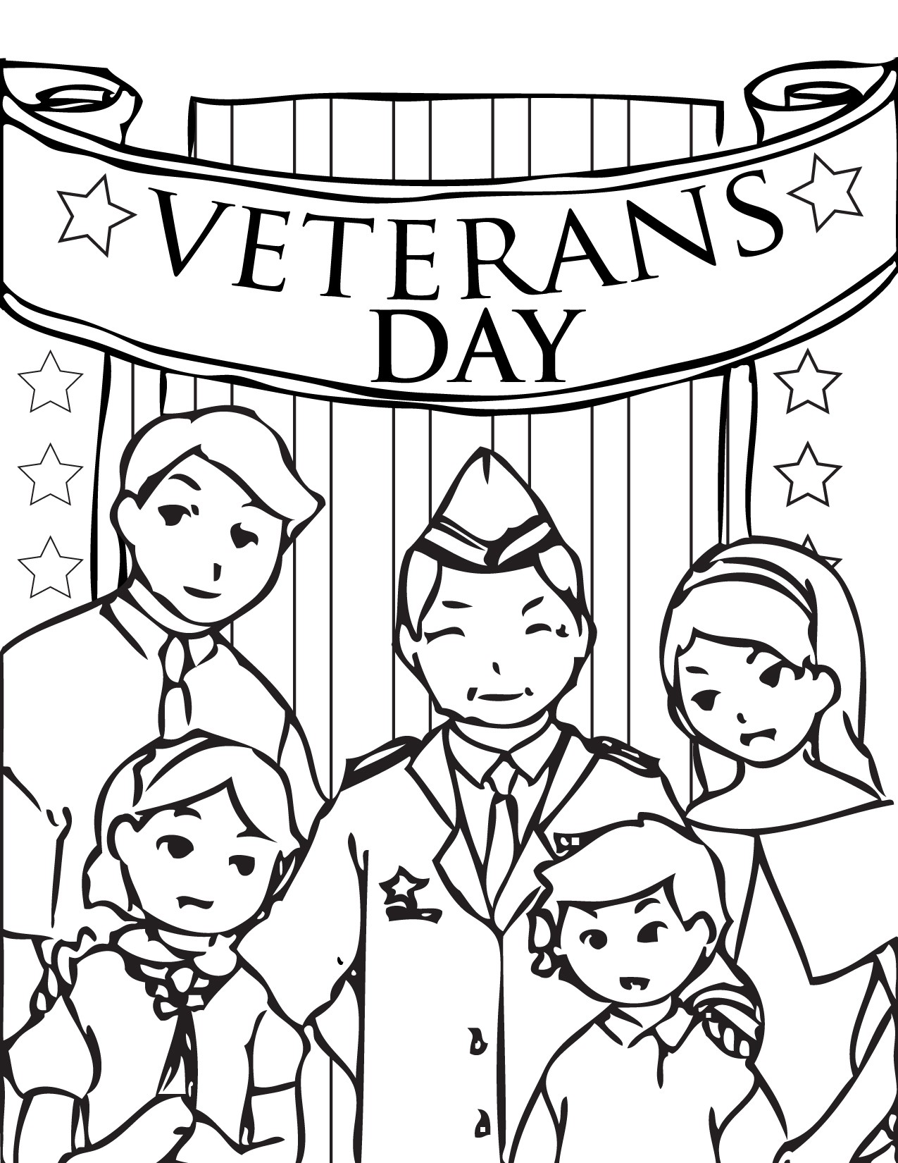 1275x1650 Veterans Day Coloring Pages Sheets For Elementary Students Copy