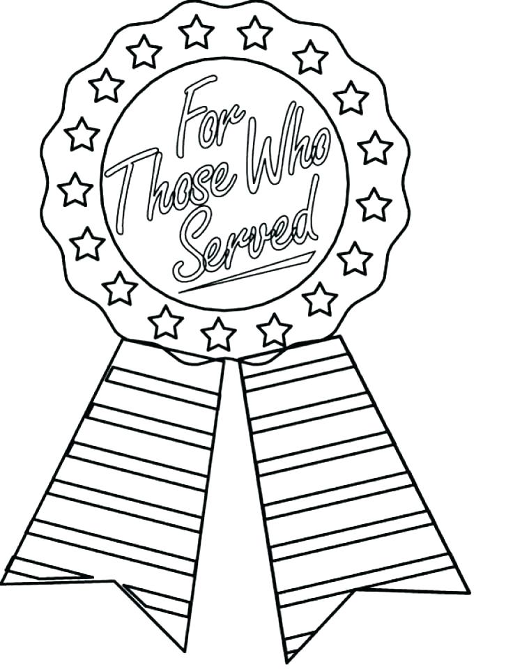 726x960 Veterans Day Coloring Sheet