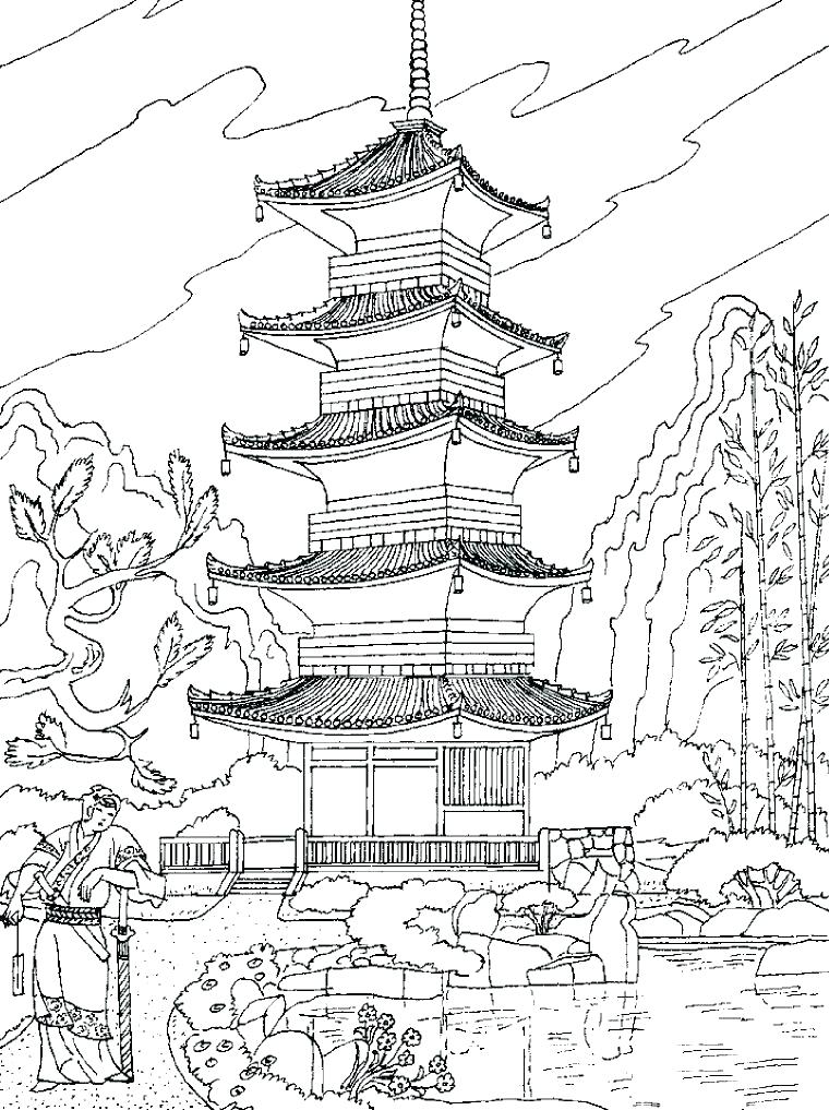 760x1017 Beautiful Landscape Coloring Pages Landscapes Coloring Pages