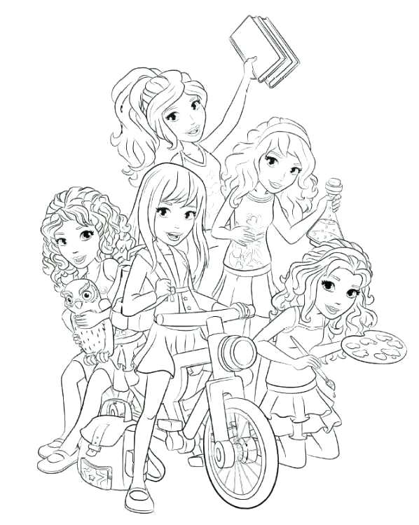 598x749 Coloring Pages Lego Friends Friends Coloring Pages Friends