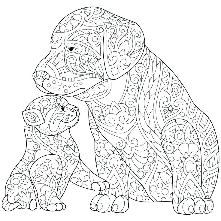 736x736 Free Dog Coloring Pages Cat And Dog Coloring Pages Dog Coloring