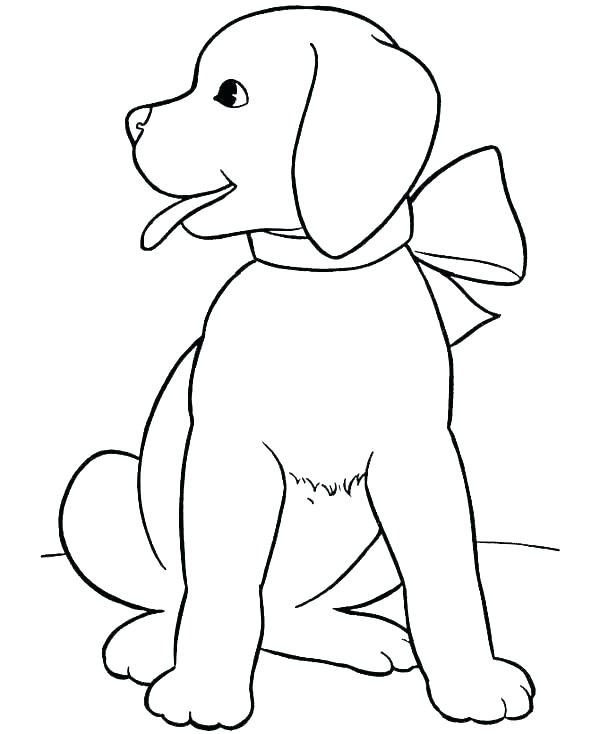 600x734 Coloring Pages Of Dog Puppy Dog Coloring Pages Dog And Puppy