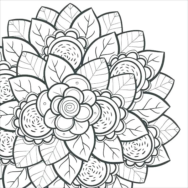 600x600 Free Printable Hawaiian Flowers Free Printable Flowers Coloring