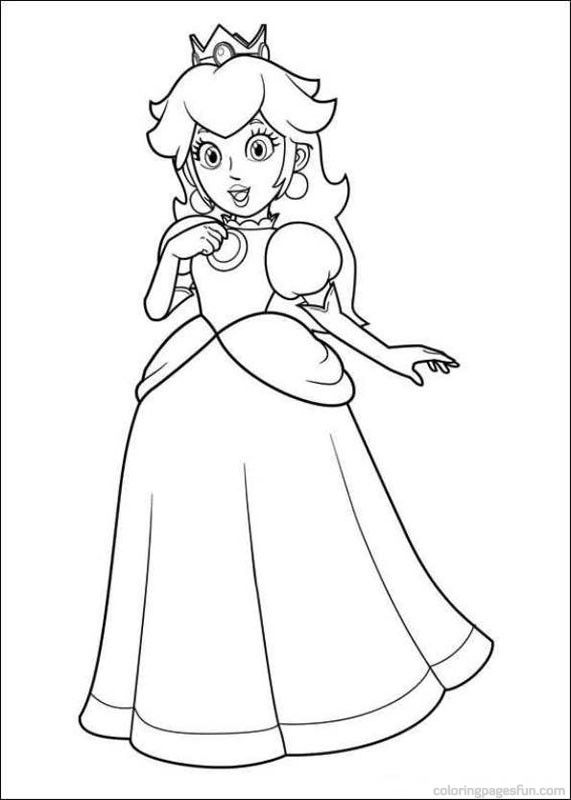 571x800 Super Mario Bros Coloring Pages 39 A N N I V E R S A I R E