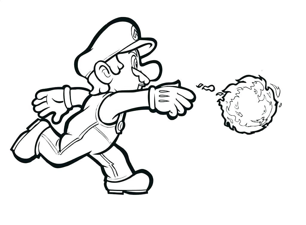1023x755 Free Coloring Pages Mario Bros Coloring Free Coloring Pages Good