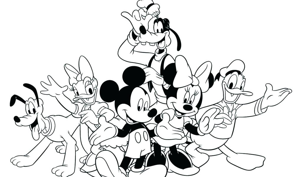 1024x600 Mickey Mouse Clubhouse Coloring Pages Mickey Mouse Clubhouse
