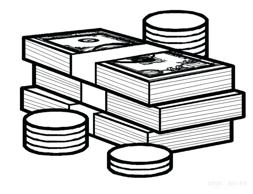 850x652 Free Printable Money Coloring Sheets Printable Coloring Printable