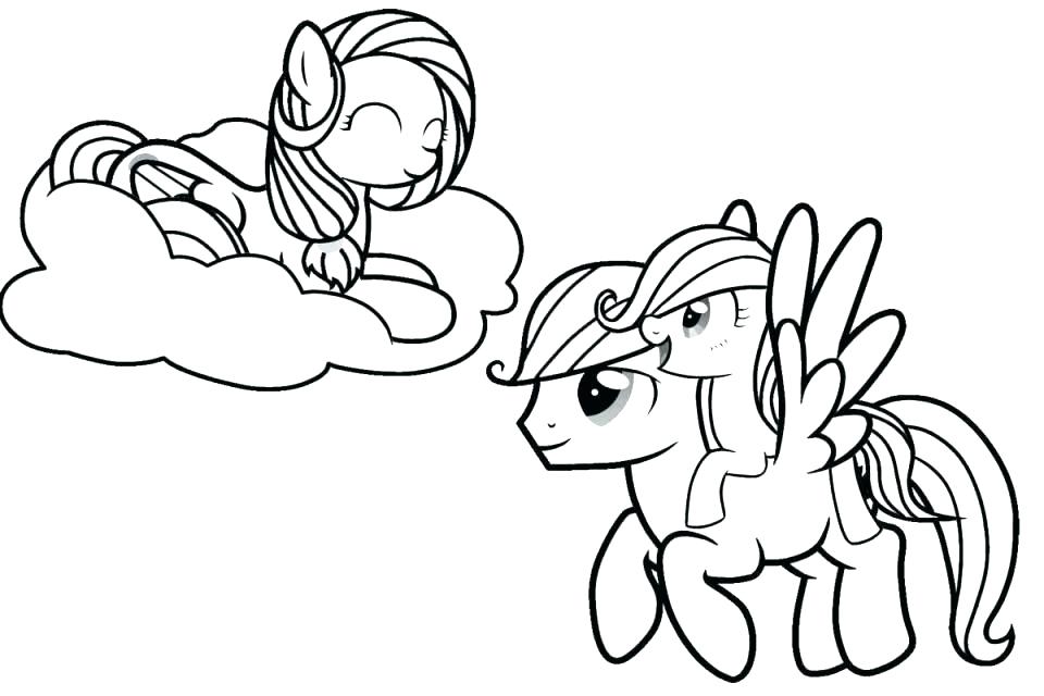 960x640 Coloring Pages My Little Pony