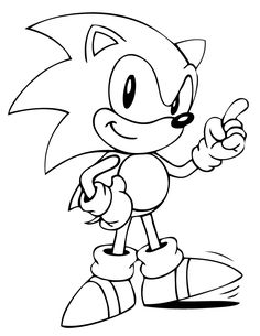 236x305 Coloring Pages Sonic Coloring Pages