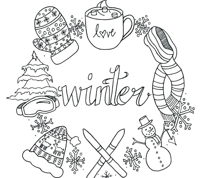 678x600 Winter Coloring Pages Free Winter Wonderland Coloring Pages Winter