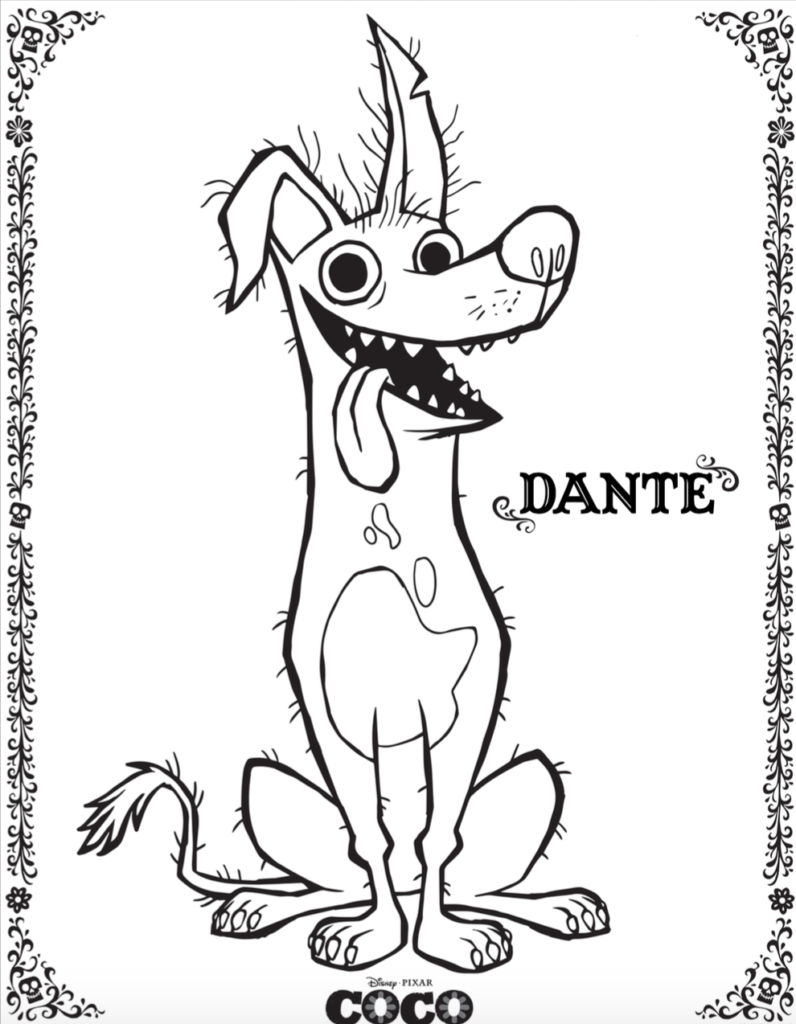 796x1024 Free Coco Coloring Pages And Activity Sheets