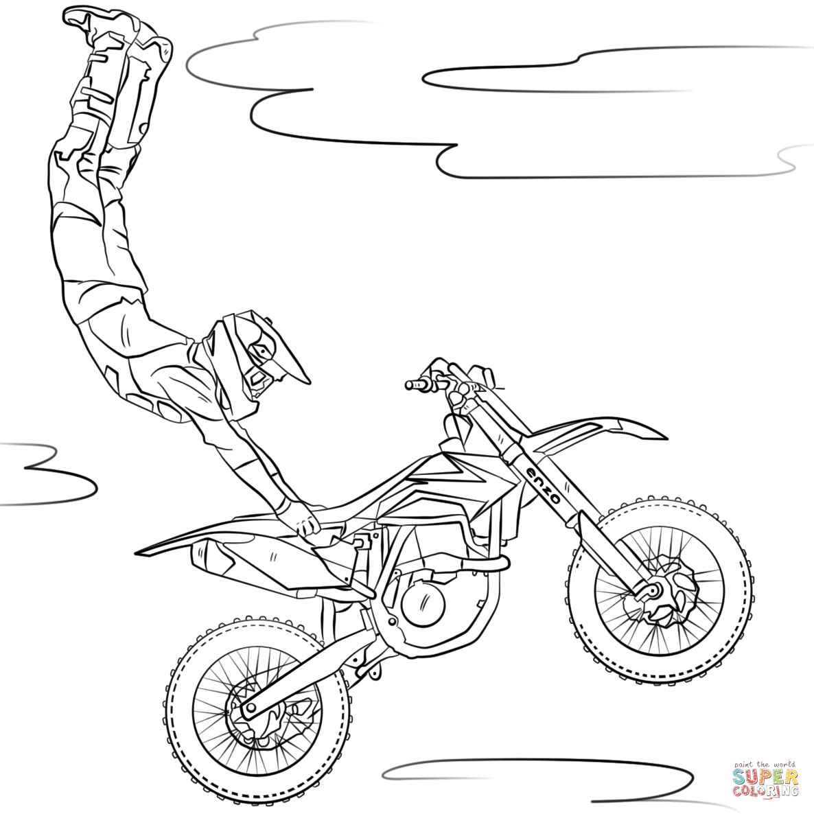 1186x1186 Breakthrough Motorbike Colouring Pictures Moto