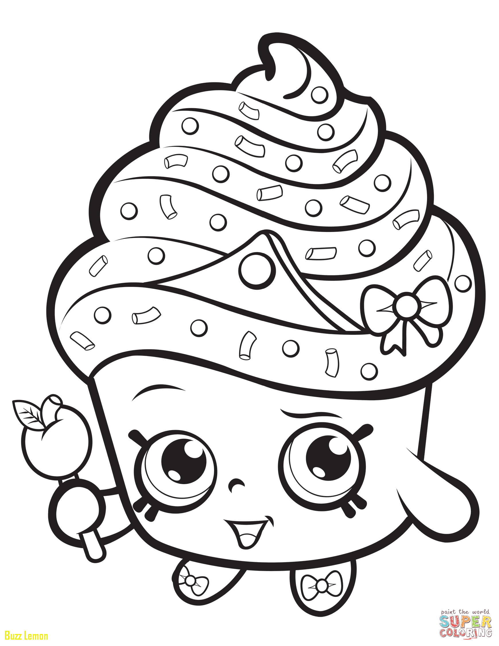 1739x2250 Coloring Page Queen Beautiful Cupcake Queen Shopkin Coloring Page
