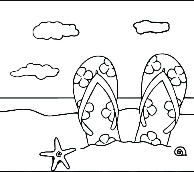 678x600 Summer Coloring Pages Printable Summertime Coloring Pages