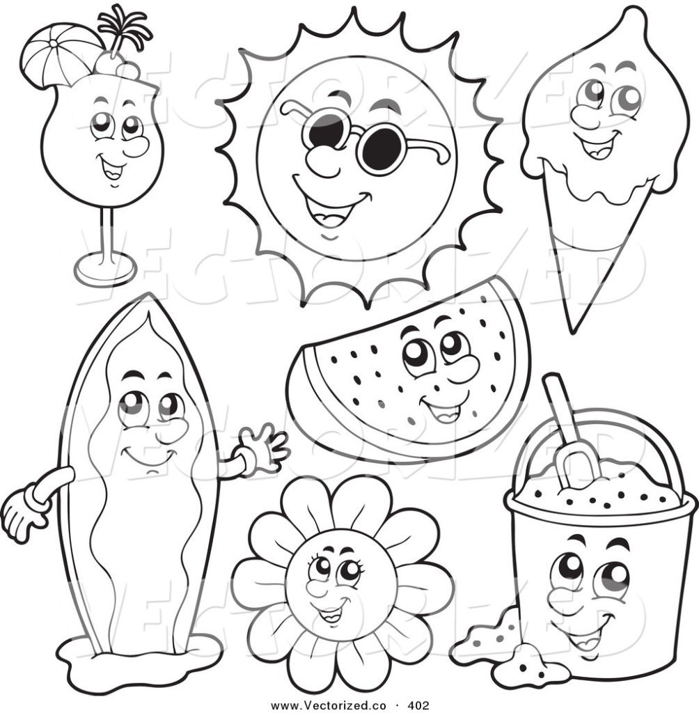 1004x1024 Coloring Pages In Summer Best Of Free Summertime Coloring Pages